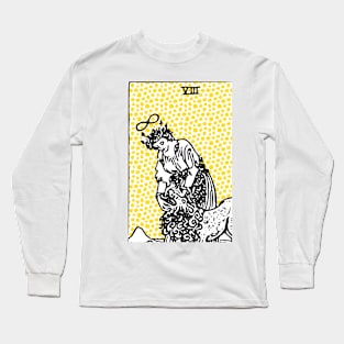 Modern Tarot Design - 8 Strength Long Sleeve T-Shirt